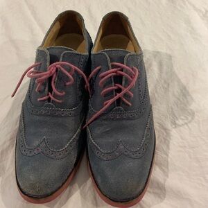 Cole Haan Women's suede oxford pink and  blue​​​​​​​​​